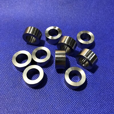 2x Buchse Hülse Abstand Alu, Innen 8,2 mm, Außen:19, Höhe: 30 mm (AL