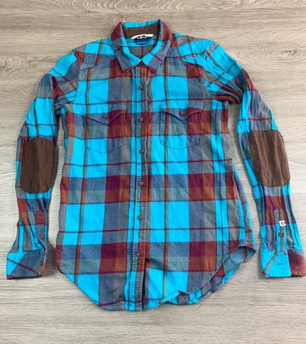 Kavu Flannel Billie Jean Shirt Elbow 