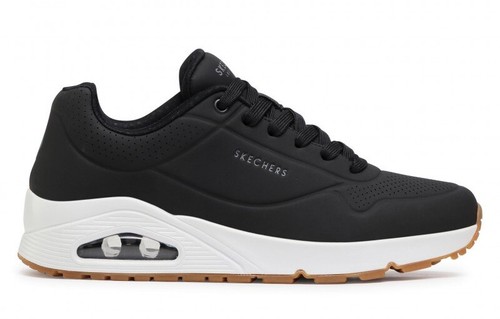 SKECHERS STREET LOS ANGELES UNO scarpe uomo sportive sneakers casual pelle run - Afbeelding 22 van 34