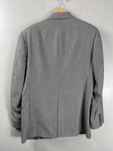 Hart Schaffner Marx Ing Loro Piana Blazer Mens 42 L Houndstooth Spun Cashmere - 第 14/18 張圖片