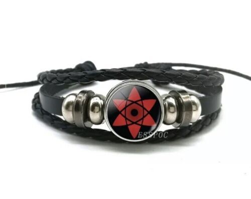 Naruto Anime Sharingan Bracelet Pick One Sasuke Kakashi Madara Obito Mangekyou - Picture 29 of 156