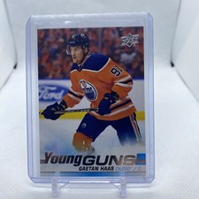 2019-20 Upper Deck Hockey Gaetan Haas Young Guns Rookie #232 Edmonton Oilers