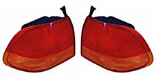 DEPO Heckleuchte links + rechts rot Für HONDA Civic VI 95-01