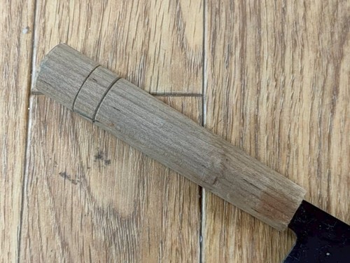 Coltello da cucina giapponese KAWATORI Hocho coltello peeling vintage GIAPPONE 75/175mm AA773 - Foto 4 di 17