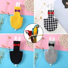 Bird Diaper Flight Suit Clothes for Green Cheek Conure Parakeet Cockatiel Pigeon