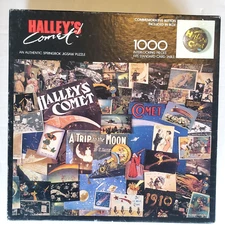 Halley's Comet Springbok 1000 piece Vintage Jigsaw Puzzle Hallmark COMPLETE