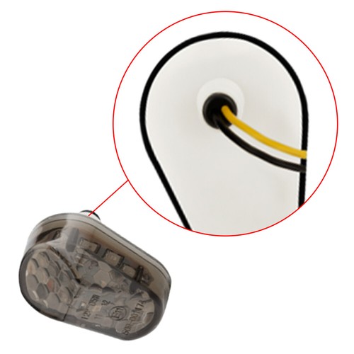 Motorcycle Turn Signals LED Indicator Lights Bulb for Yamaha YZF R1 R6 R6S R3 - Picture 4 of 6