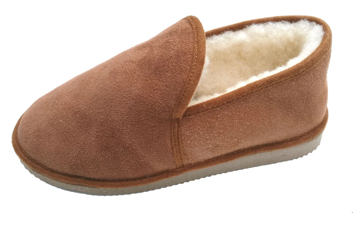Chaussons Bottillons En Laine De Mouton BRJ - Feutre Gris Doublure Fourrure