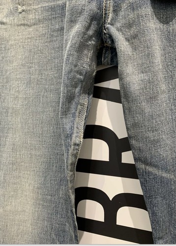 Saint Laurent Baggy Jeans Stonewash Blue Denim - Size W34 - RRP £425 - Picture 3 of 11