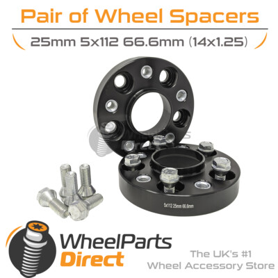 Spurverbreiterungen zum Anschrauben (2) 5x112 66,6 25 mm für Mini JCW Countryman [F60] 17-20