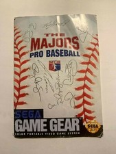 Majors: Pro Baseball (Sega Game Gear, 1992) MANUAL ONLY!