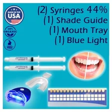 44% Teeth Whitening Tooth Bleaching Whitener Kit Oral GEL FOR LIFE!