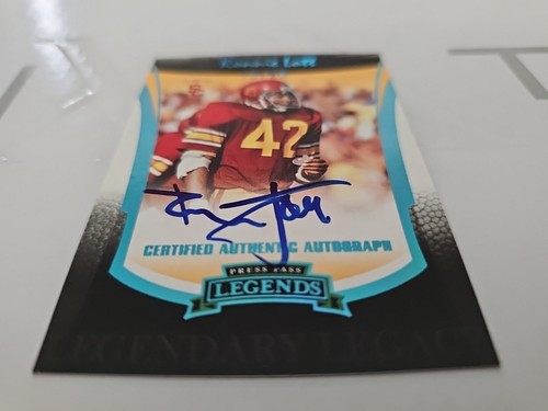 RONNIE LOTT 15/25 USC 2006 Press Pass Legends Legendary Legacy On Card Auto - Picture 5 of 14