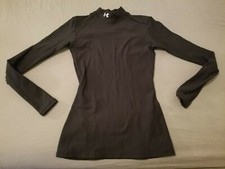 Womens Under Armour Sweater S Small Black Athletic Gym Workout