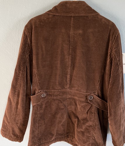 Vintage Gloria Vanderbilt Womens Double Breasted Corduroy Jacket Size XL - Picture 2 of 12