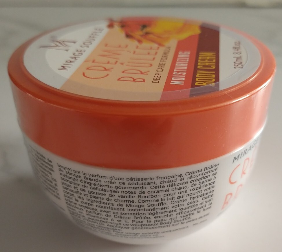 Mirage Souffle Creme Brulee Moisture Body Cream 6l for sale online eBay