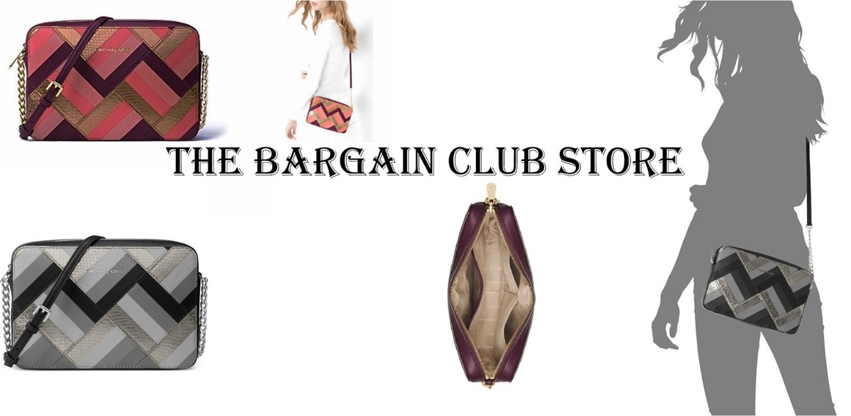 Michael Kors Crossbody Bag Marquetry Patchwork Jet Set Travel