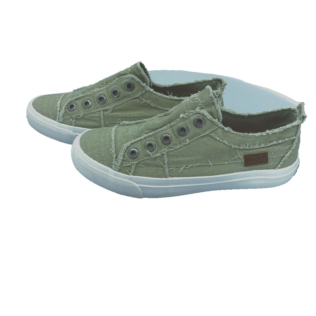 Blowfish Malibu Play Womens Avocado Smoked 16 Oz Canvas Shoes Size