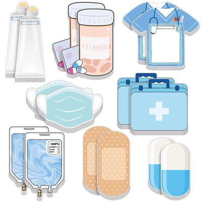 16 Pack Mini Funny Nurse Sticky Notes Nursing Student Essentials School Nurse