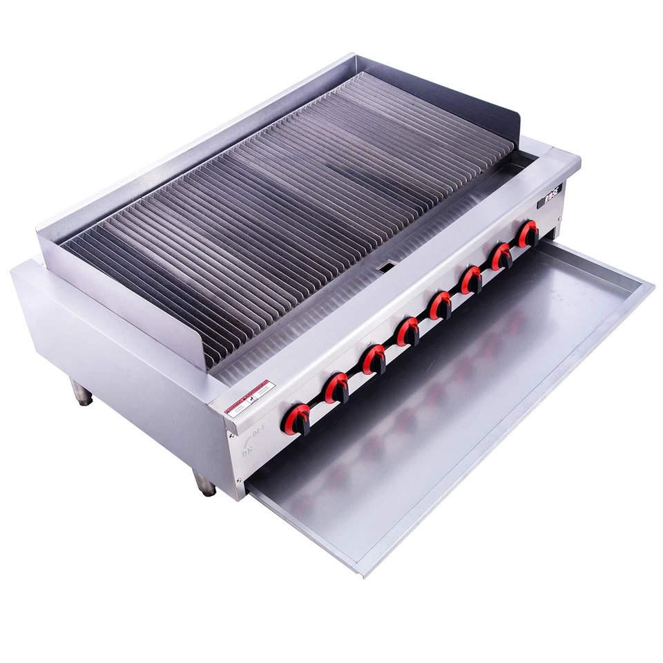 Parrilla de gas CMI encimera radiante encimera comercial parrilla de asador Foto 2 de 4