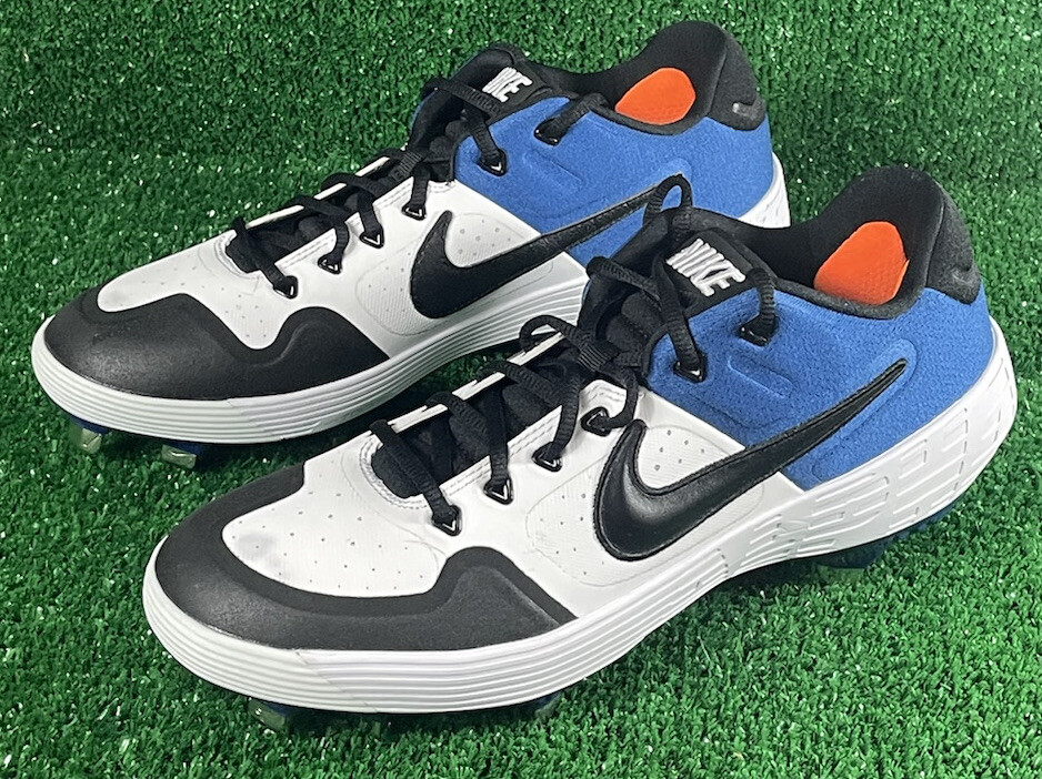 Nike Alpha Huarache Elite 2 Metal Baseball Cleats 10 Blue White AJ6873-104 NEW