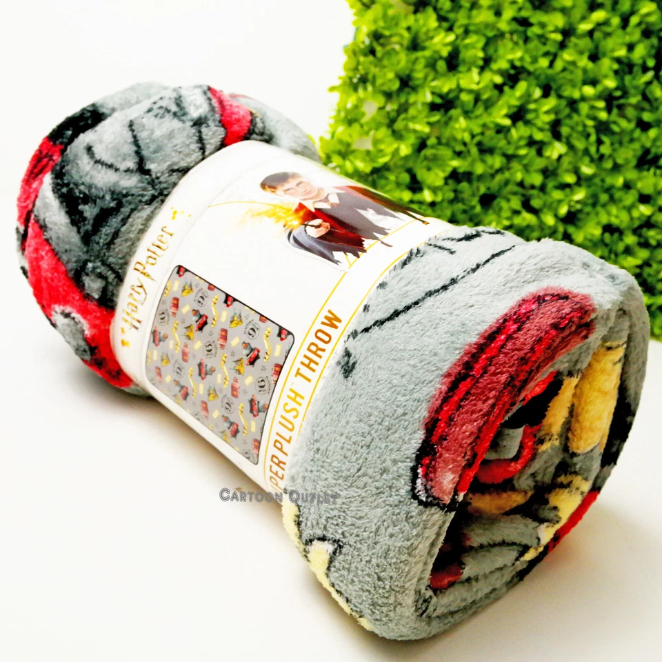 Harry Potter to School Hogwarts Plush Fleece Throw Blanket Soft 46" x 60" New - Image 4 of 4