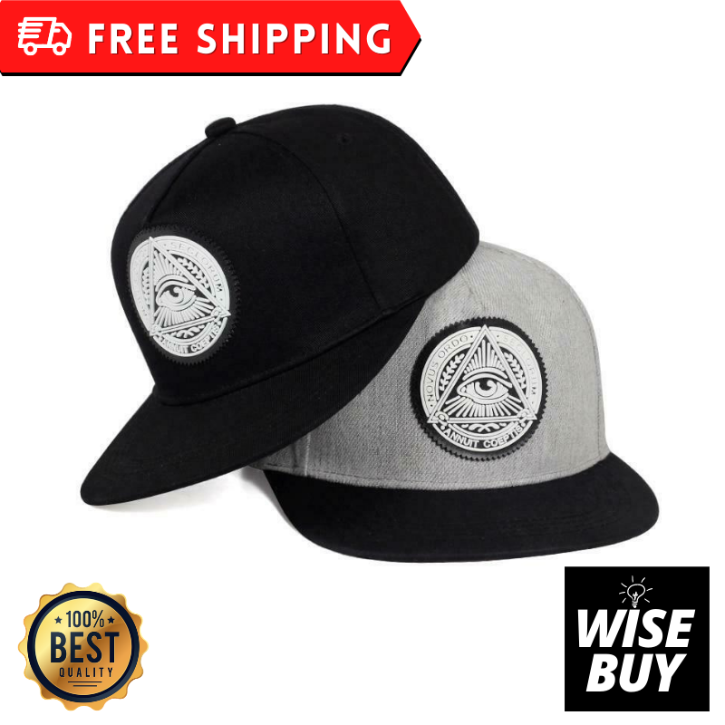 Hip Hop Snapback Cap Adjustable Embroidered Skull Baseball Hat for Men-image