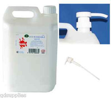 PVA GLUE STRONG CRAFT ADHESIVE DRIES CLEAR 60ml, 500ml or 5 LITRE & DISPENSER