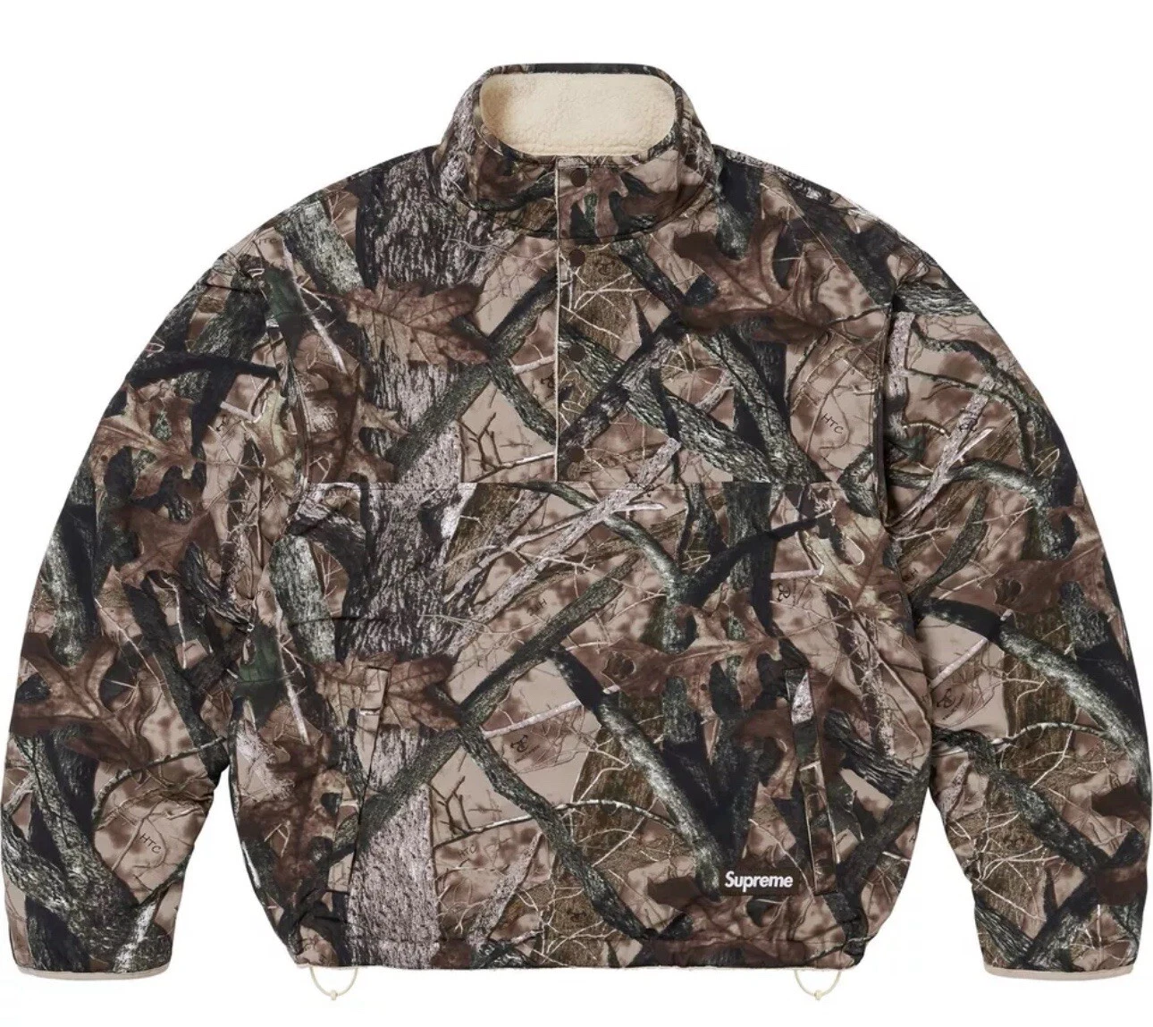 Pull réversible SUPREME FW24 Polartec Shearling automne camouflage ÉPUISÉ grand