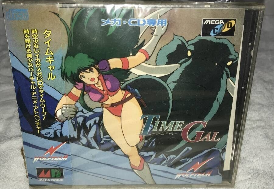 MEGA CD Time Gal SEGA Game 1992 Wolfteam Mega Drive CD MEGA CD Time Gal SEGA Game 1992 Wolfteam Mega Drive CD