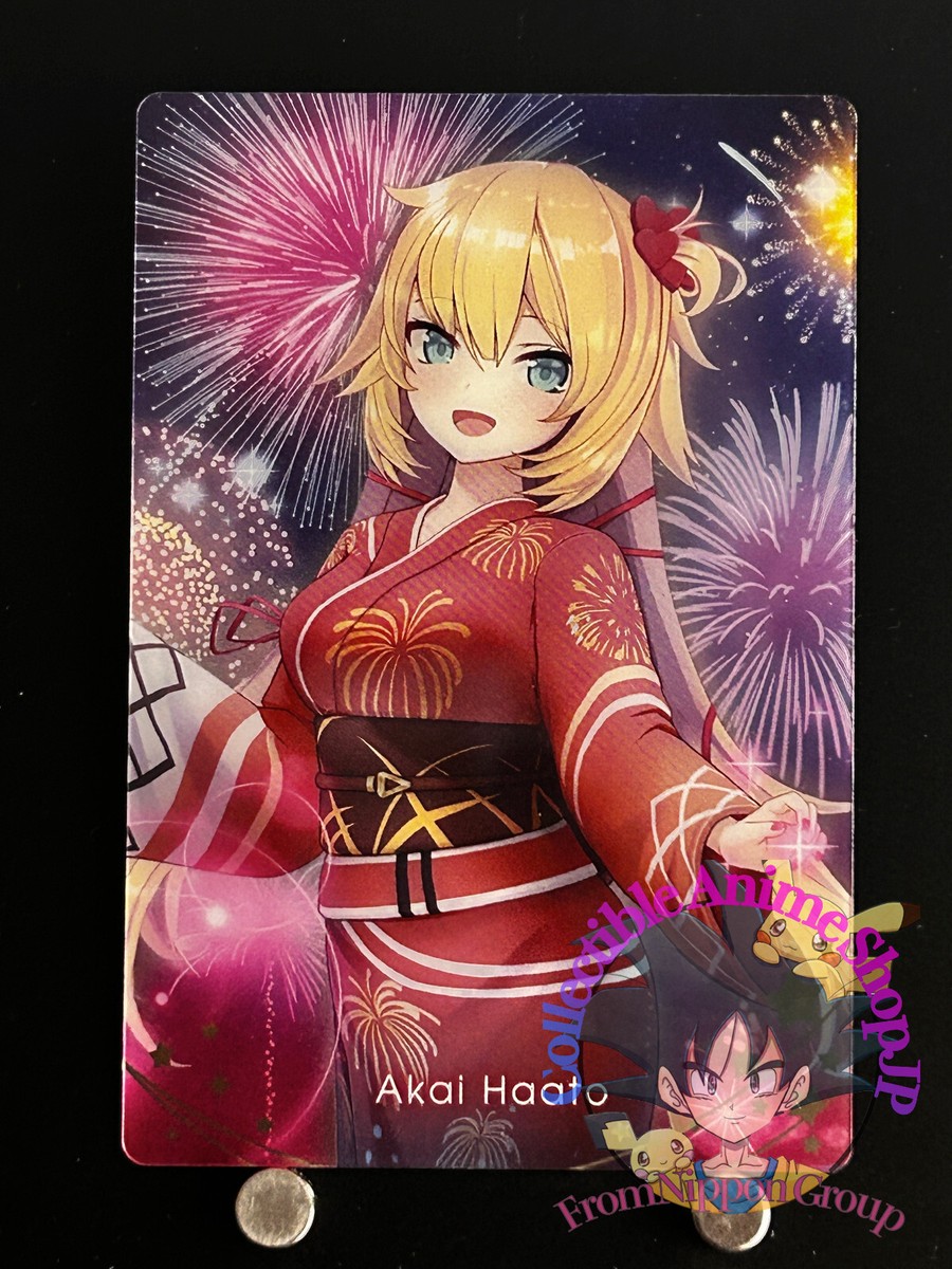 Akai Haato Haachama Hololive Wafer Card Japanese Collection Bandai