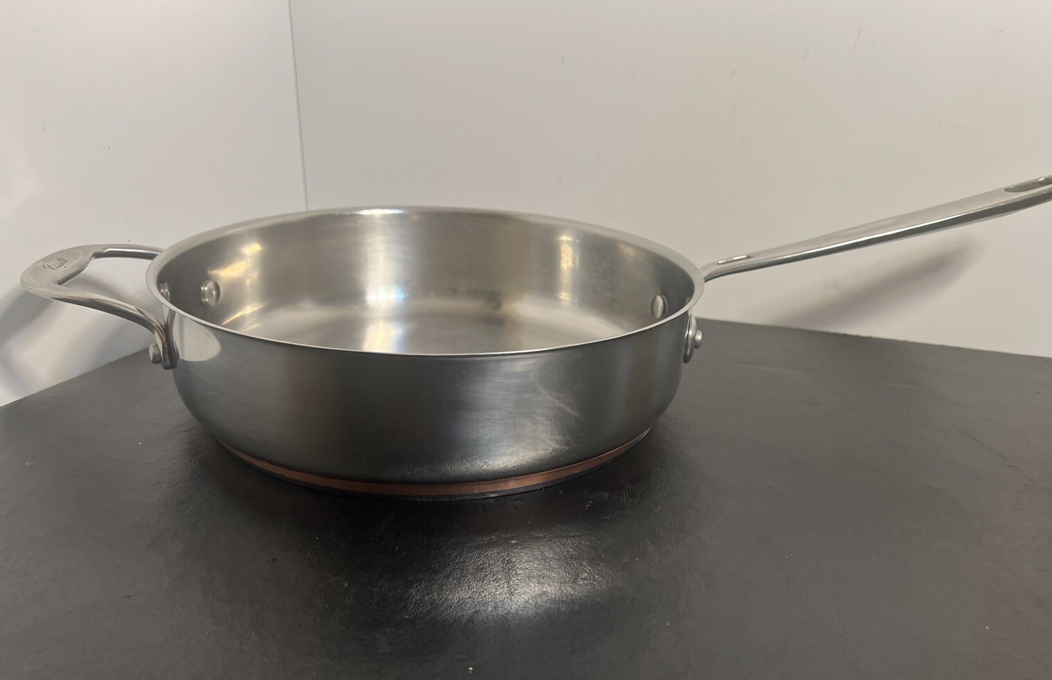 EMERIL All Clad Copper Core Stainless Cookware Skillet Frying Pan eBay