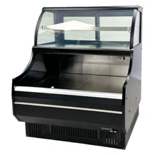50" W Open Air Cooler Refrigerated Display Case Grab & Go Merchandiser