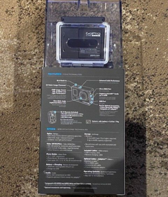 GoPro Hero 3 Black Edition Model #CHDHX-301 Wi-Fi Waterproof