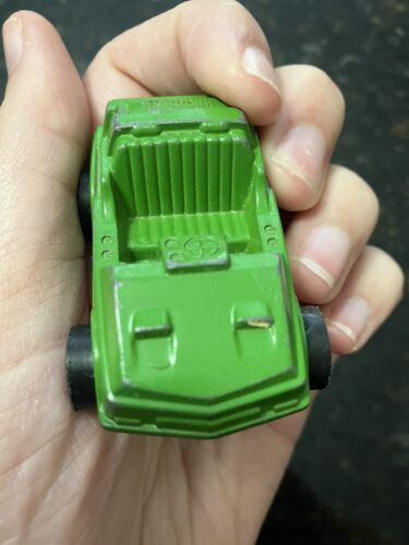 Vintage Diecast Toy 1969 TOOTSIEY TOY GREEN JEEP W/Trailer hitch - Picture 4 of 9