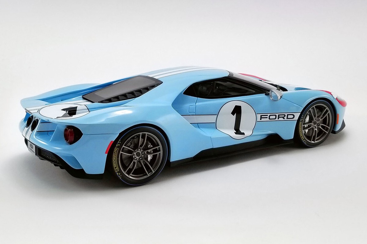 2020 FORD GT #1 HERITAGE EDITION 1/18 scale RESIN GT SPIRIT