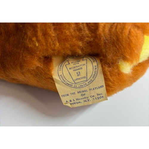 Vintage Animal Playland of A & L Novelty Co, NYC - Fluffy Foam Teddy Bear - New - Picture 8 of 9