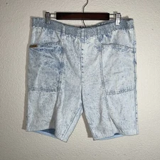 P.S.Gitano jeans shorts elastic waist 14 regular 