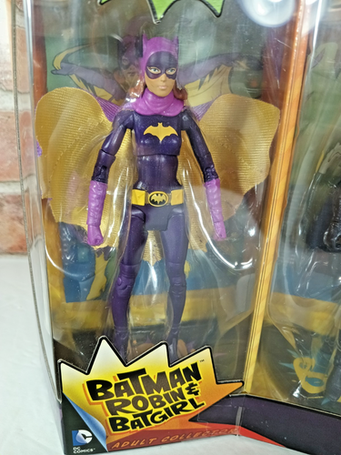 2014 mattel tv classics 3 pc batman robin batgirl - bnisb - Picture 12 of 14