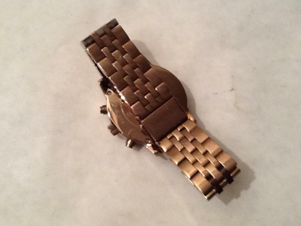 Michael Kors Ritz MK-5547 Chronograph Brown MultiDial, Date Adjust Glitz Watch! Michael Kors Ritz Chocolate Brown Chronograph Ladies Watch  main image 3