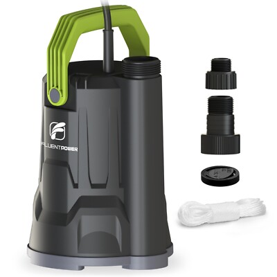 FLUENTPOWER 1/2HP  2500GPH Submersible Sump Pump Utility Water Pump