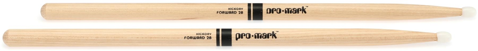 Куриные ножки Promark TX2BN - 2B с нейлоновым наконечником из ореха гикори