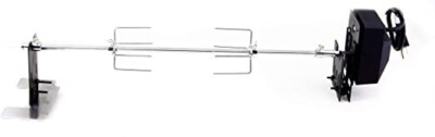 BBQ Kit Rôtissoire Électrique Grille de Barbecue 15W 220V en Acier