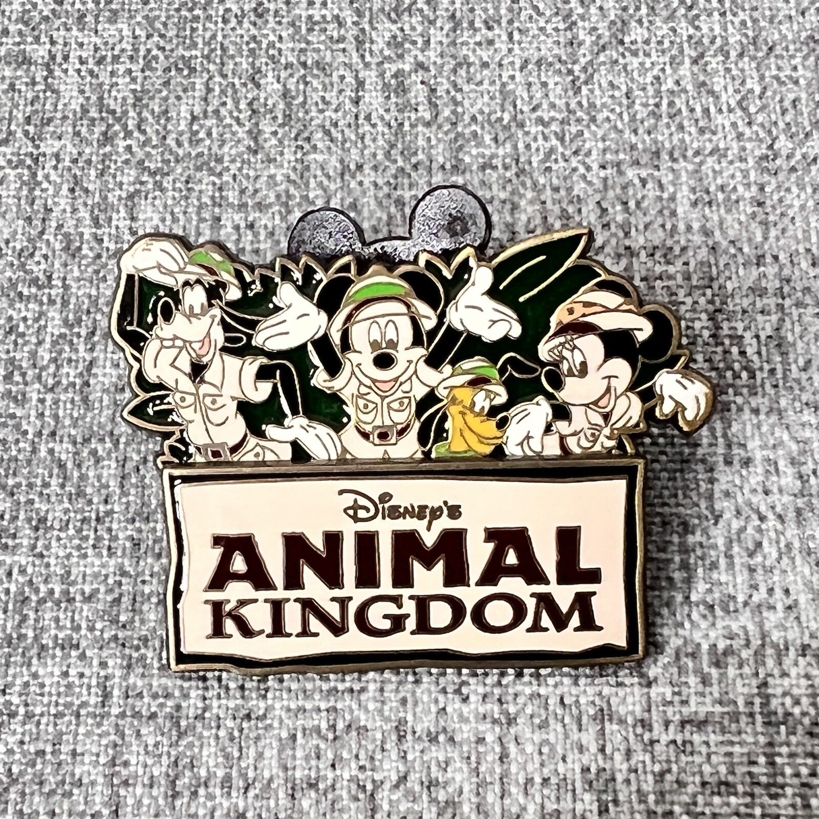Disney Parks Animal Kingdom Pin Mickey and Friends