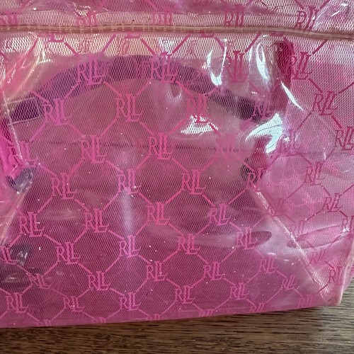 Klare Lauren Ralph Lauren Logo Kosmetiktaschen und Beutel Kulturbeutel Make-up Rosa - Bild 6 von 8