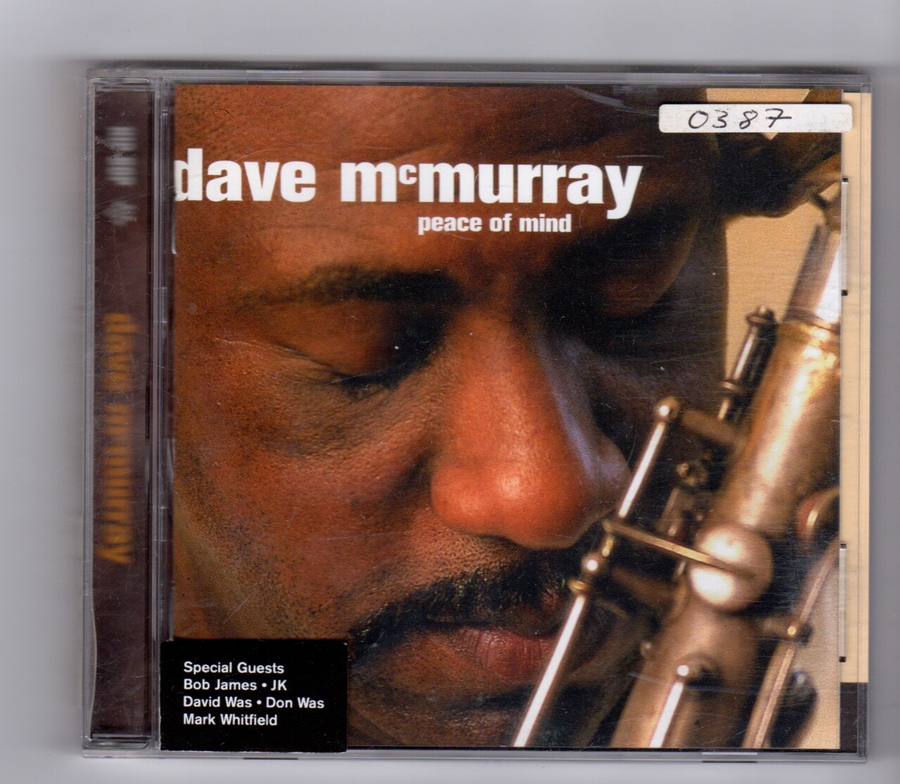 (IR46) Dave Mcmurray, Peace of Mind - 1999 CD