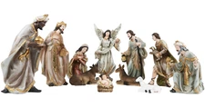 12 Inch Nativity Christmas 11 Pcs Complete Scene Nacimiento Navideño