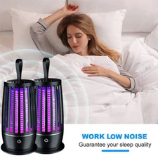 2Pcs Electric Fly Bug Zapper Mosquito Insect Killer Light Trap Pest Control Lamp