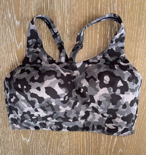 $69 ATHLETA Advance Camo Sports Bra High Impact Coverage Cardio #405744 EUC 36D - Picture 4 of 9