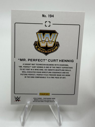 2024 WWE - Fotogénico - Base - #194 "Mr. Perfecto" Curt Hennig - Imagen 2 de 2